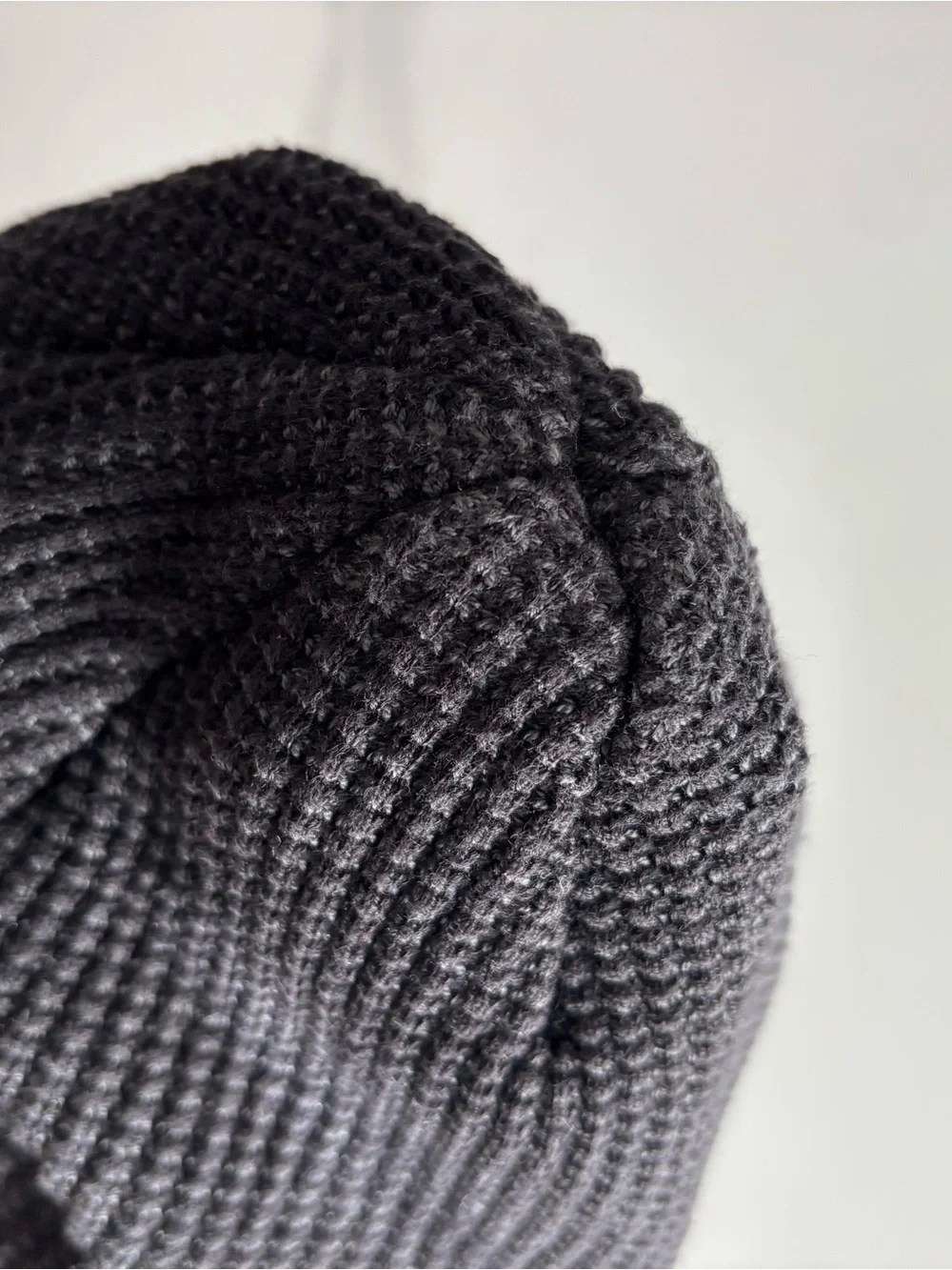 Harley-Davidson Black Waffle Knit Beanie with Embroidered Logo